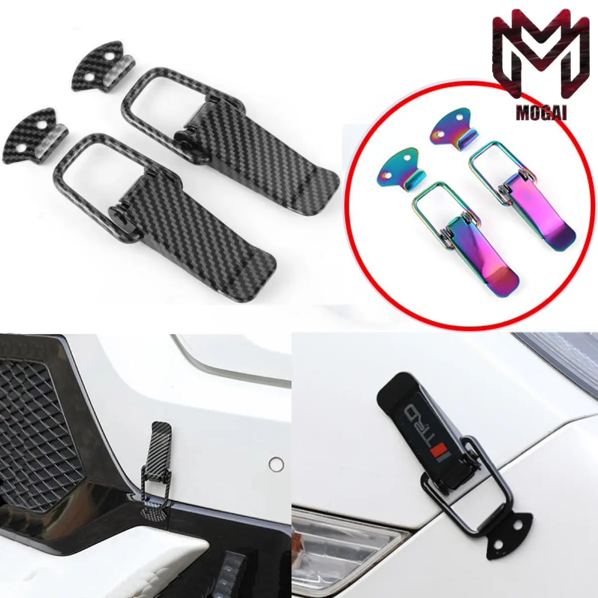 [Mogai] Klip Bemper Universal/General Motors Bumper Buckles Klip Stabilitas Bumper Mobil Kecil Aksesoris Eksterior Otomotif Car Logam Karbon Motorcycle Sepeda