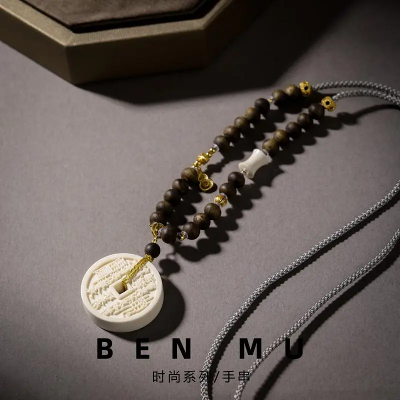 【Benmu】Yingge Green Agarwood + MM Design Pendant