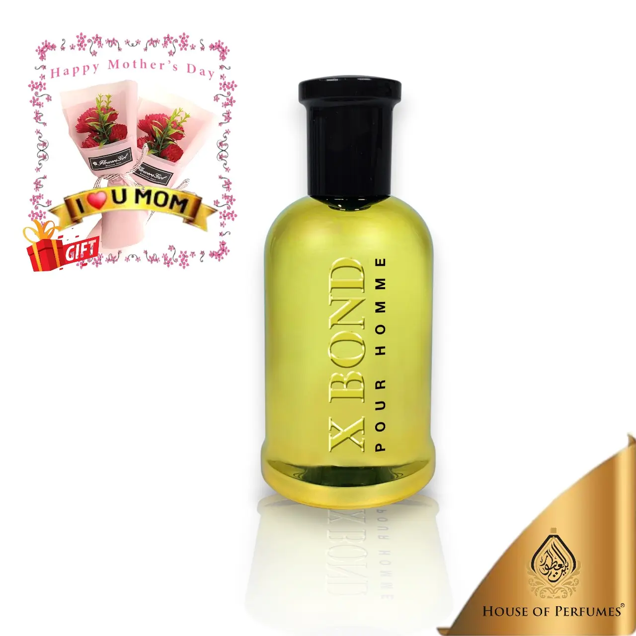 Louis Olivier X Bond Gold EDP Men 100ml | Amber, Vanilla, Musk, Plum | House Of Perfumes
