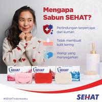 Gambar ( 3 PCS ) Sehat Sabun Antiseptic 70gr - Sabun Batang Melembabkan Badan dari Restu Lamongan Kab. Lamongan 2 Tokopedia