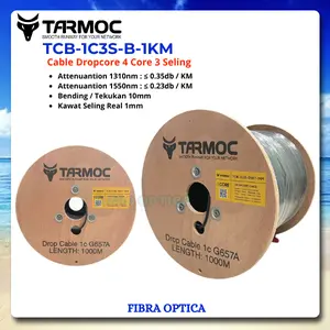 Tarmoc Dropcore Cable FO 1 CORE 3 SELING 1000m | Kabel FO Drop Core