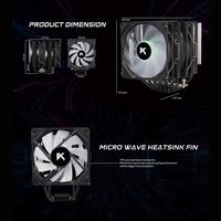 Gambar KYO SAMA KA1200D CPU COOLER ARGB Fan Processor HSF Cooler ARGB dari KYO Indonesia_NEW Kota Administrasi Jakarta Utara 3 Tokopedia