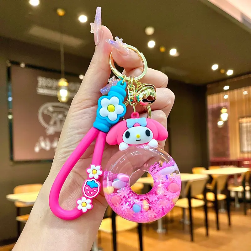 【Ready】Gantungan Kunci Keychain Premium Acrylic Sanrio Kuromi Melody Cinnamoroll 4
