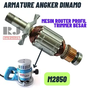 M2850 Armature Angker Dinamo Mesin Router Profil Trimmer Besar 2850