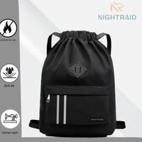 Gambar Tas Serut Sekolah Tas Ransel Unisex Cowok Cewek - Garis 2 dari NIGHTRAID Official Kab. Bandung 1 Tokopedia