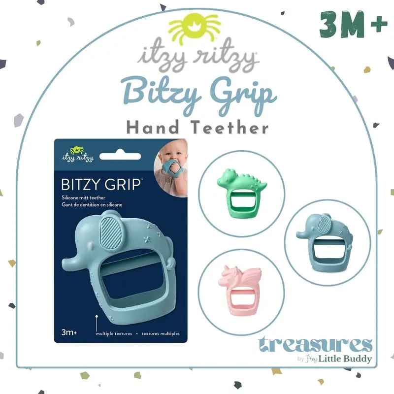 Itzy Ritzy Bitzy Grip Wristband Baby Silicone Teether Anti-Eating ...