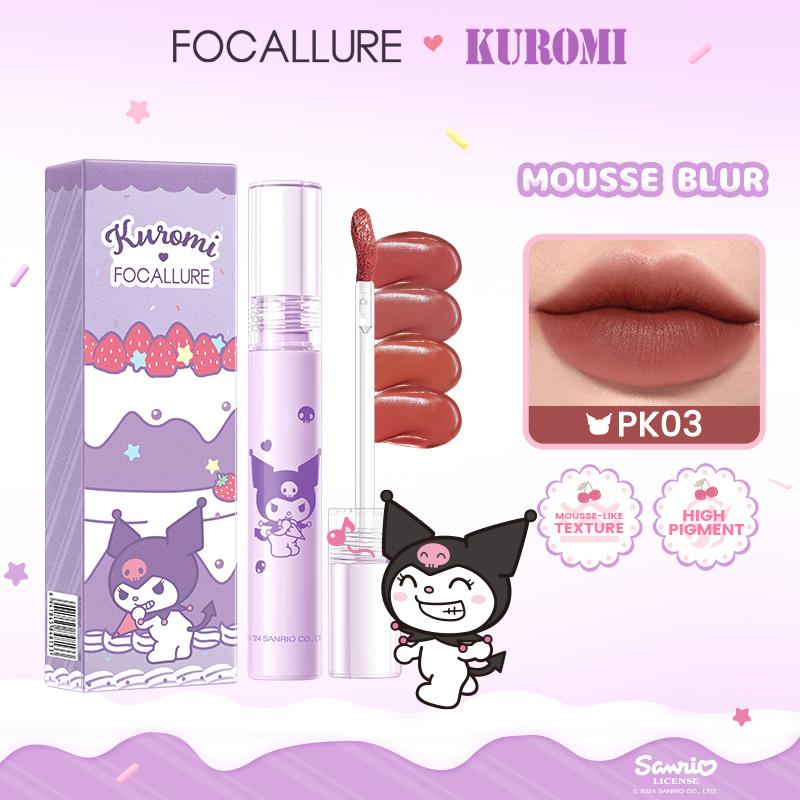Son Kem Bùn Mờ Nhung Focallure X Sanrio # CakeInJoy Lì Nhẹ Có Sắc Tố Cao Mượt Mà Dễ Pha Trộn