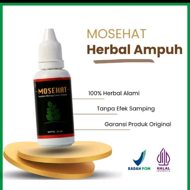 MOSEHAT Ekstra Daun Kelor dengan Propolis dan Habbatussauda 30ml 3
