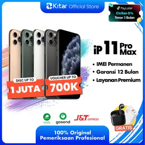 [Secondhand] iPhone 11 Pro Max ex iBox Beacukai IMEI Permanen Garansi 12 Bln Kualitas Teruji Resmi FULLSET 64GB 128GB 256GB 512GB