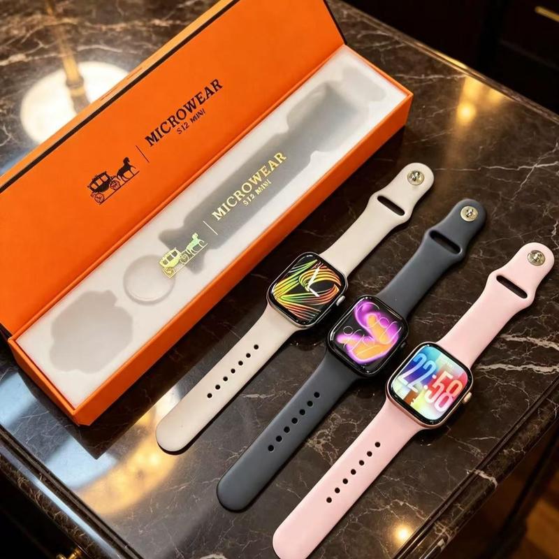 YBL-LIVE SR12 S12mini Size 38/41 Đồng hồ thông minh Amoled 1.75 inch Bluetooth 5.3 Nghe gọi Tải ảnh Nhạc Thay hình nền, game, nhắn tin, dịch thuật, chat GPT