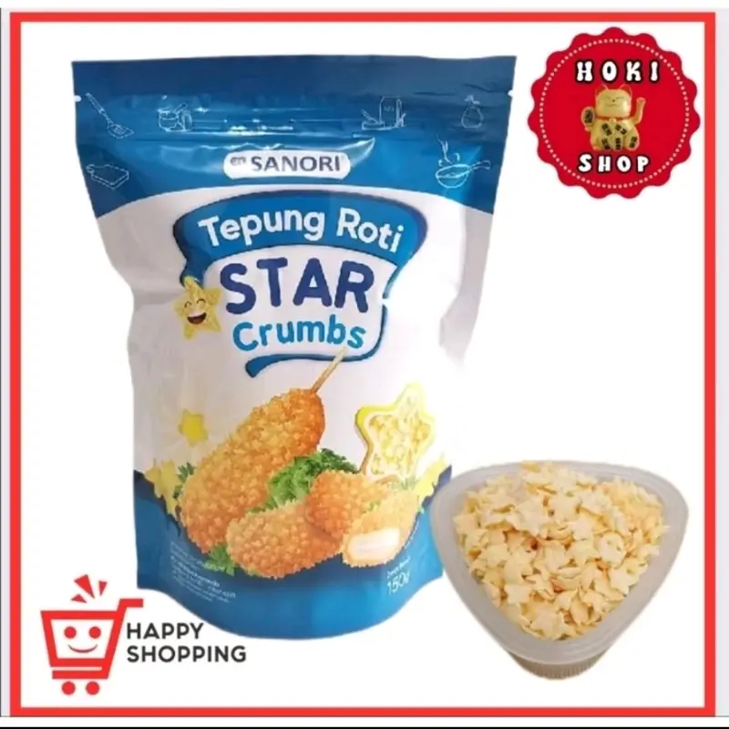 Sanori Bubble Crumbs Bentuk Bintang 150gr Kemasan Fresh Pack / Bubble Crumbe Star / Bubble Nugget 0