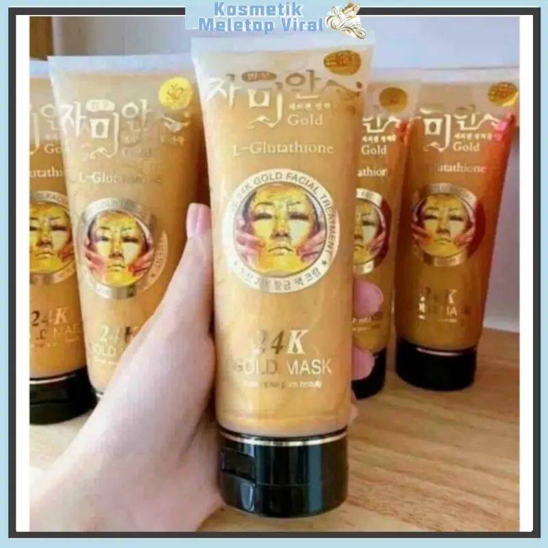 24k gold mask l glutathione Vanekaa 24K Gold Peeling Facial Mask, 220 ml main image 0