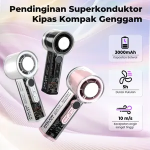 Kipas angin portable Portable Mini Fan Semi-Conductor Cooling Fan High Speed Rechargeable
