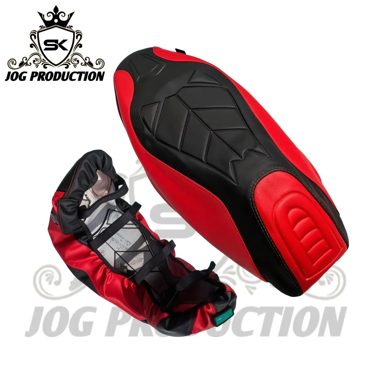 Cover Jok Motor (PAKAI KARET) Anti Ribet MOTIF EROPA DAUN Tinggal Pasang Motor Beat, Vario, Scoopy, Nmax, PCX, Lexi, Adv, Genio, Fino, Stylo