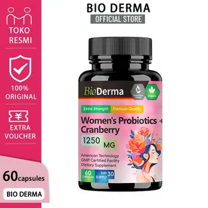 Women's Probiotics + Cranberry , dua lapis perlindungan: flora sehat & pertahanan alami saluran kemih 60 kapsul