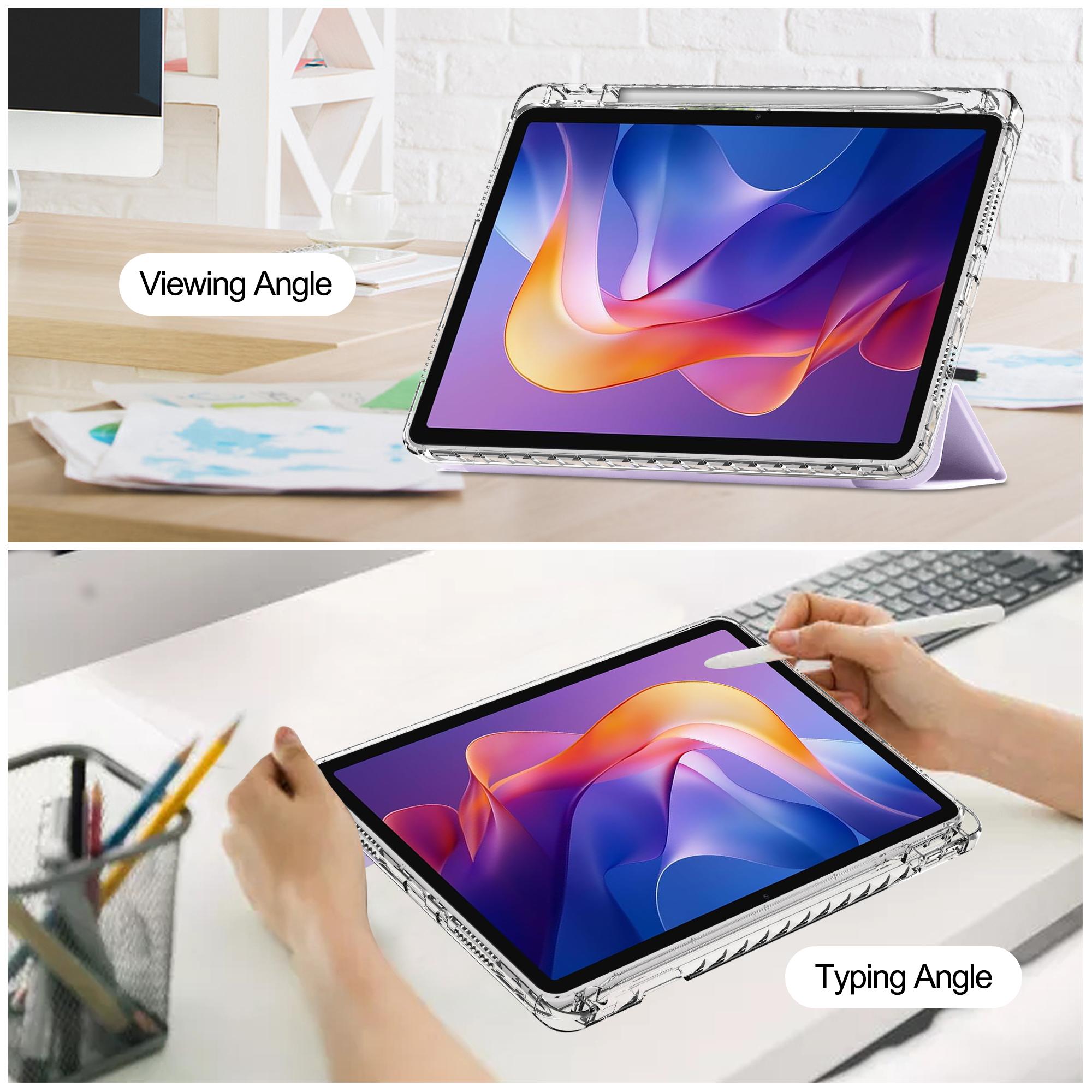 Flip Akrilik Y fold compatible for infinix xpad 20 / xpad 20 pro 12 inch / xpad 11 / tecno megapad 11 / megapad se 11 case fold standing support auto wake tempat pen Acrylic