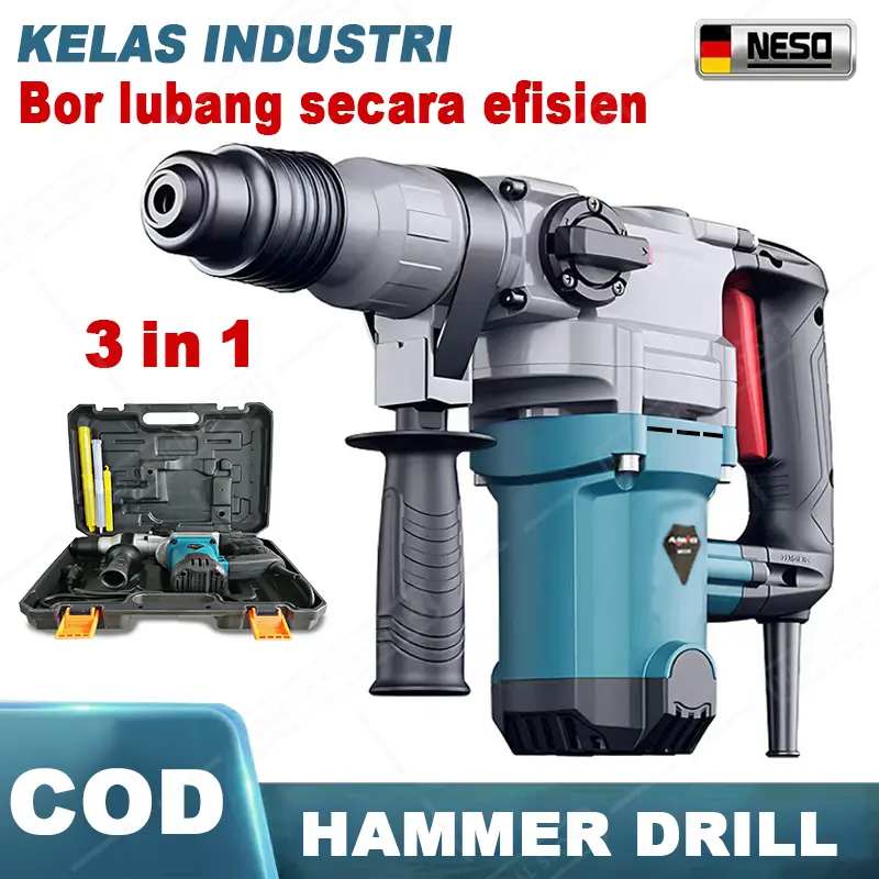 Mesin Bor Bobok 26mm Rotary Hammer Drill Impact Beton Tembok Listrik Bobok MK-810 MONAKE 0