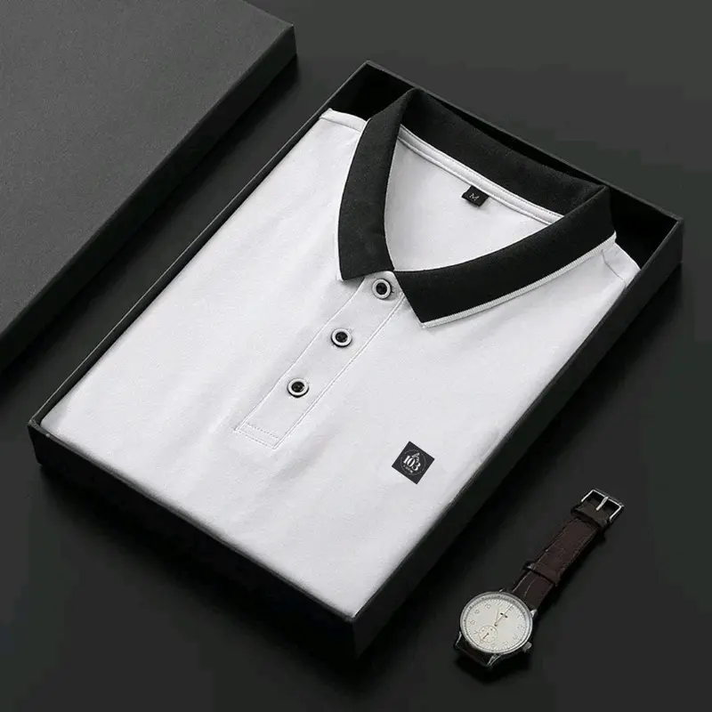Kaos distro Polo-Kaos Kerah-Kaos Polos Berkerah Combed 0