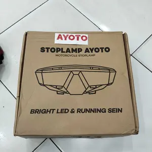 (LIVE) STOPLAMP CRYSTAL RGB AYOTO FULL SET PCX VARIO BEAT FI ESP DELUXE LED PLUG PLAY 10 MODE STANDBY