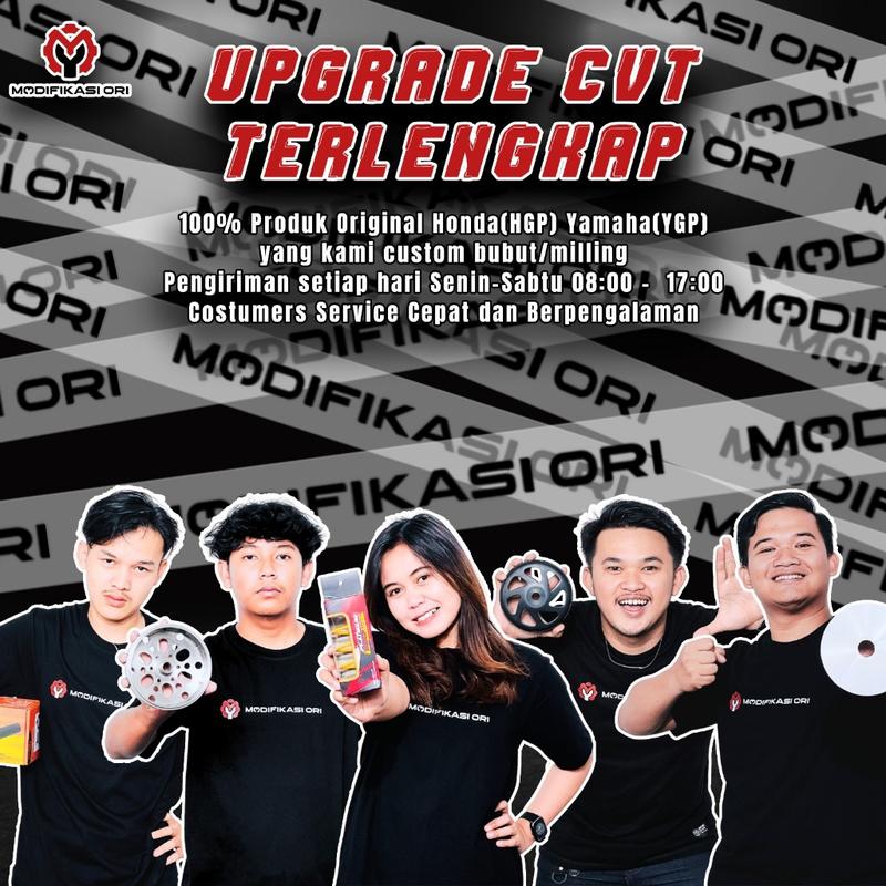 MANGKOK KARTEL SILANG LURUS TAMBAH KAMPAS GANDA VARIO 125-150 PCX ADV PAKET AKSELERASI TENAGA PCX 150 ADV 150 PCX 160 - KAMPAS GANDA X1 RACING roller  vario top speed 7