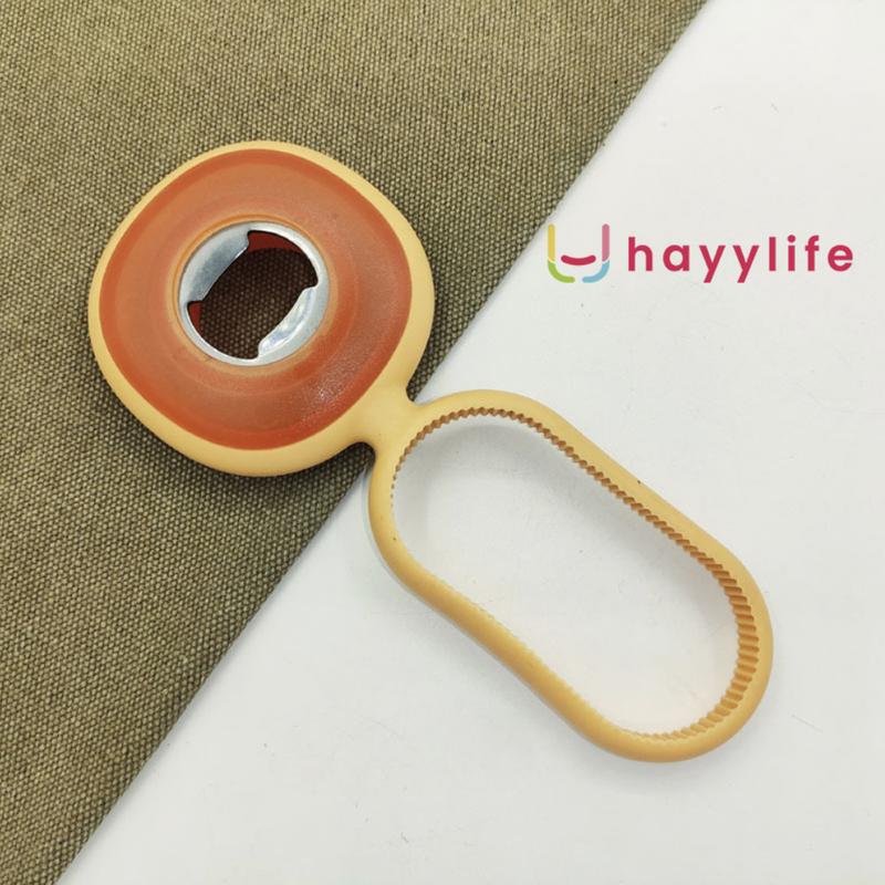 HAYYLIFE Alat Pembuka Tutup Botol Kaleng,  Minuman Soda/Bir  3 in 1 Bahan plastik Silikon Kitchenware Merah HL-ABA969 5