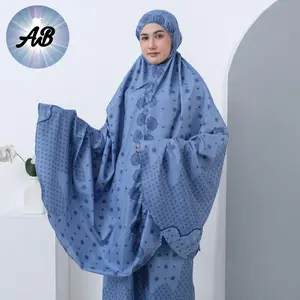 Mukena Dewasa Bahan Katun MOTIF cantik Premium Mewah