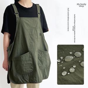 ผ้ากันเปื้อนครัวสไตล์ญี่ปุ่นรุ่นใหม่ ทนทานต่อคราบสกปรก เหมาะสำหรับงานเลี้ยงและร้านเสริมสวย ผ้ากันเปื้อนครัวลายภาพวาด กันน้ำ เหมาะสำหรับงานทะเลและช่างตัดผม