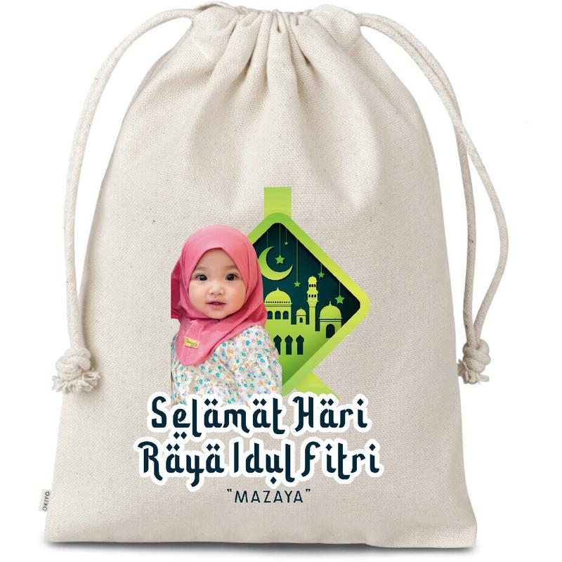 Amplop lebaran viral custom random Putih beras Tali serut 0