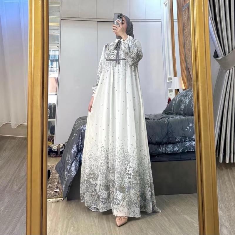 Gamis lisa ceruty babydoll premium gamis lebaran 4