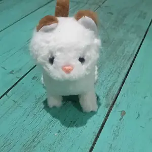 Simulasi mainan mewah Elektronik kucing dan piggy lucu bisa berjalan dan melompat