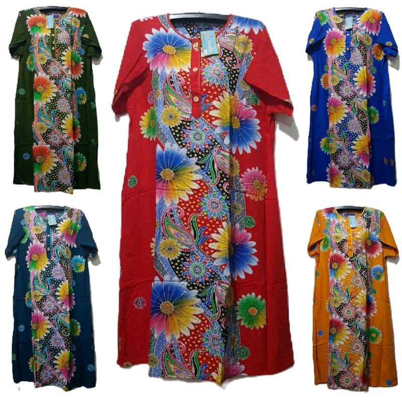 DASTER BATIK KODE 09 KENCANA UNGU LABEL BIRU 5