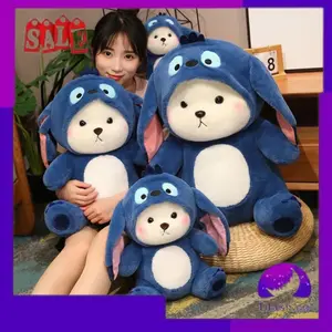 Mainan Anak  Lucu Teddy Tales Bear Stitch Hoodie Cosplay Custom Jumbo Berbahan Plush Terbaru lengkap semua varian Dolls Toys