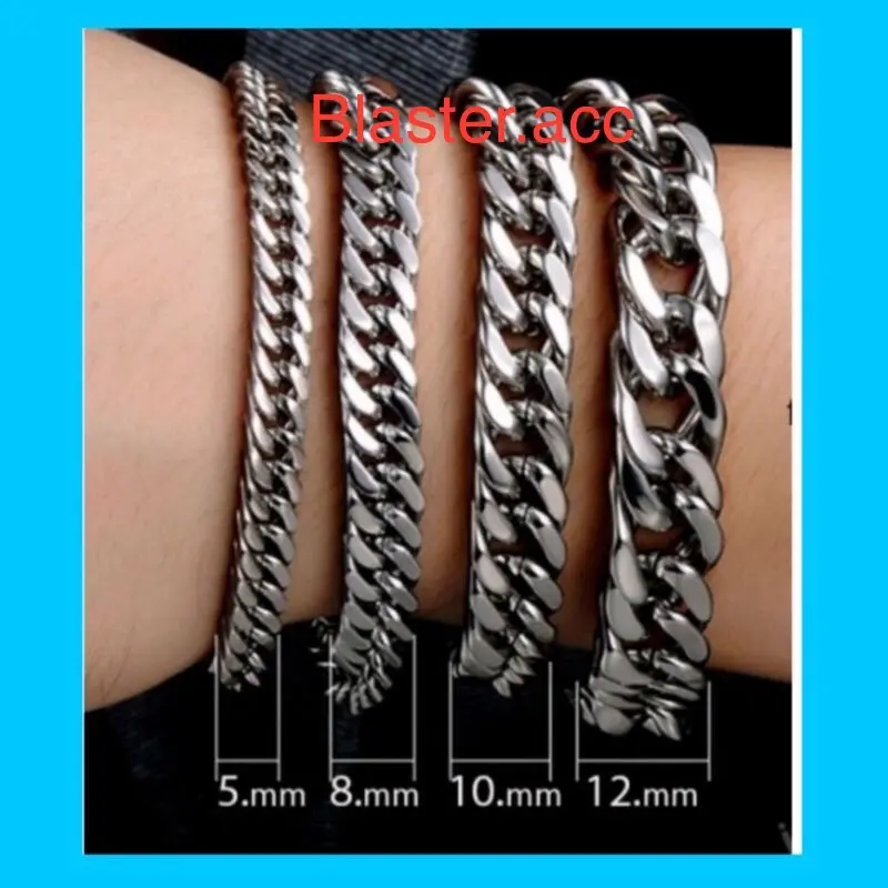 ￼gelang tangan rantai titanium pria rantai baja anti karat Aksesoris Elegan Aksesoris Elegan Kulit Perhiasan Bracelets Perhiasan Bracelets