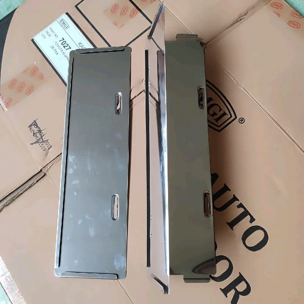 Dudukan Plat Nomor Mobil Stainles Universal/ Plat Mobil