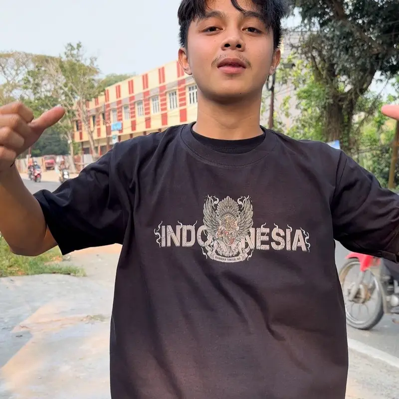 Kaos Garuda Bhinneka Tunggal Ika GWK Cotton Combed 24s 6
