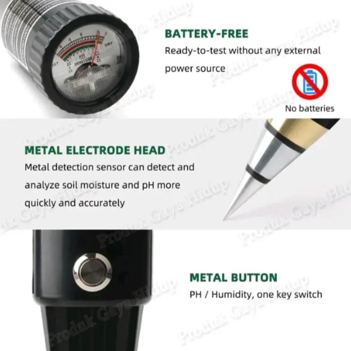 Soil Moisture Alat Pengukur Ph Tanah Alat Penggukur Tanah 2 In 1 Pen Type Ph Meter Soil Analyzer 4