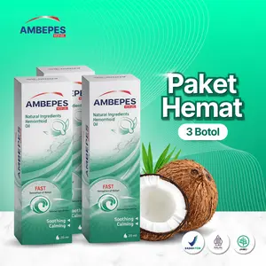 PAKET HEMAT 3 BOTOL AMBEPES | solusi alami untuk membantu meredakan gejala ambeien seperti nyeri, gatal, perih dan benjolan pada area anus