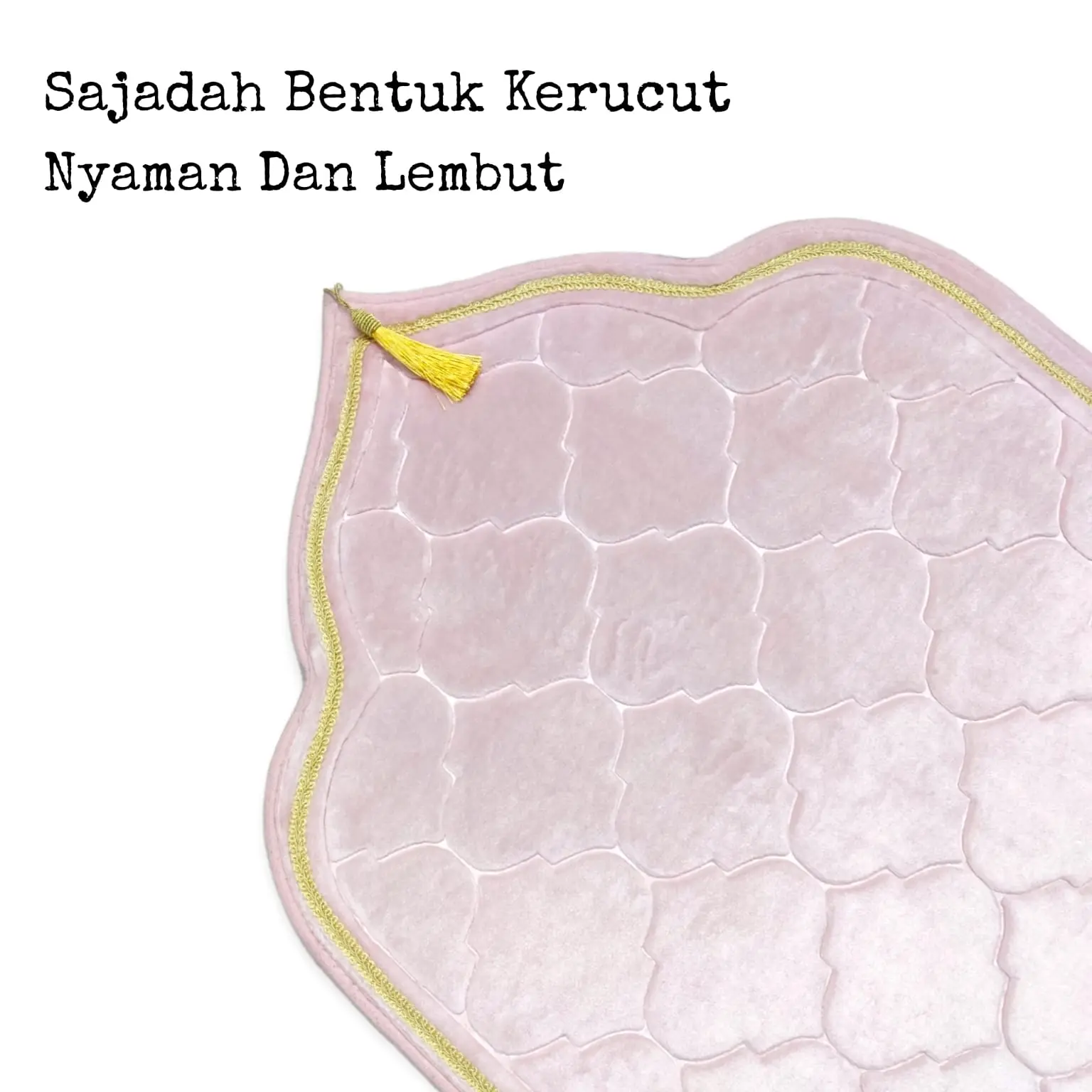 Sajadah Turki Turkey Sajadah Kubah Tebal Antislip/Busa Premium Lembut Dan Nyaman Import Size 67x120cm