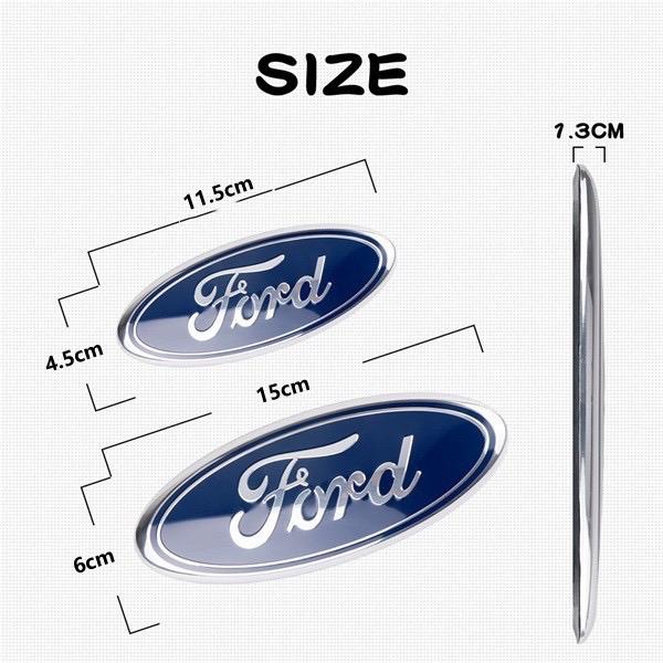Logo  xe Ford Kích thước(11.4 cm và 15 cm ) icon dán
