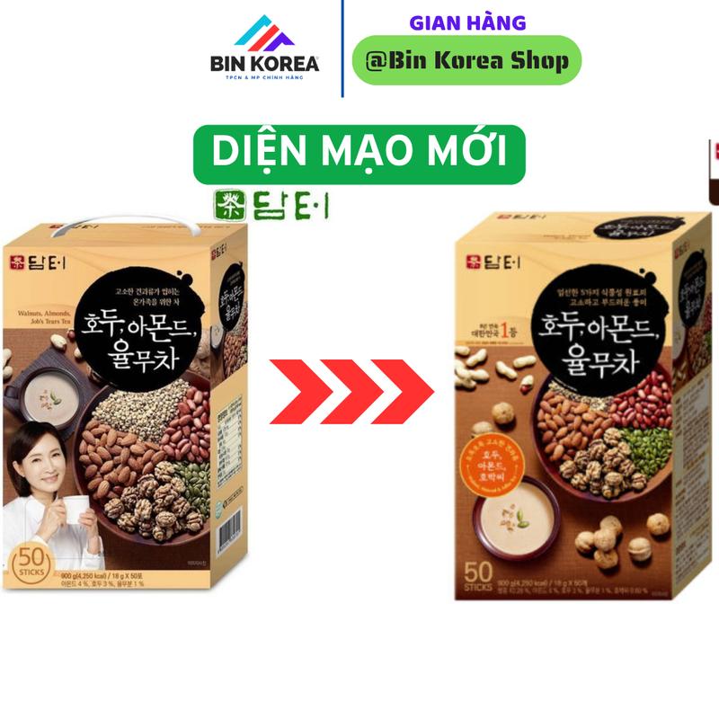 Ngũ cốc dinh dưỡng Damtuh Hàn Quốc hộp 50 gói x 18 gram