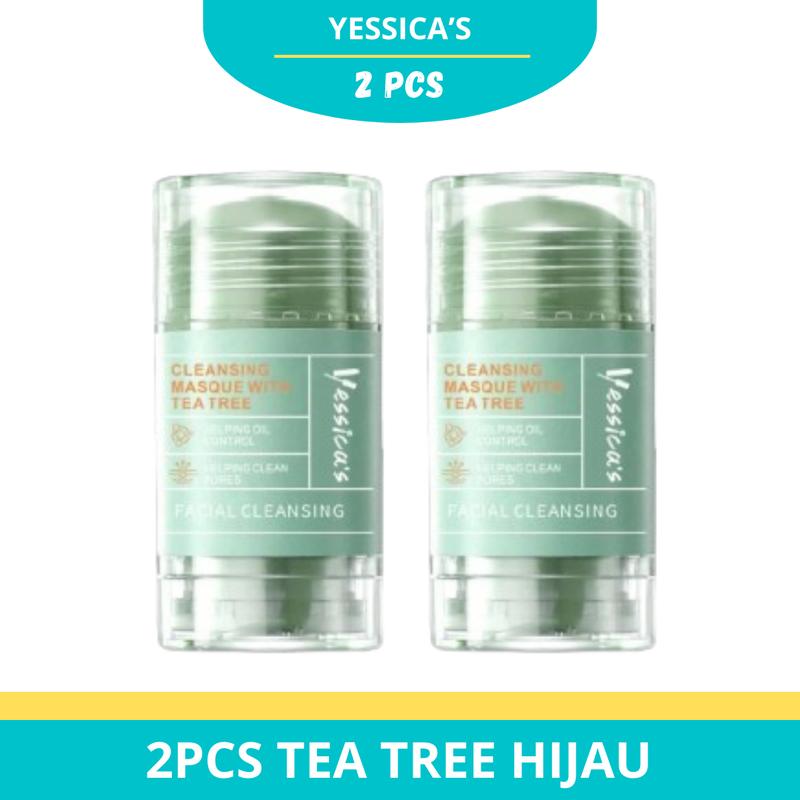 Yessica Stick Masker Cleansing Masque 2pcs Tea Tree 1