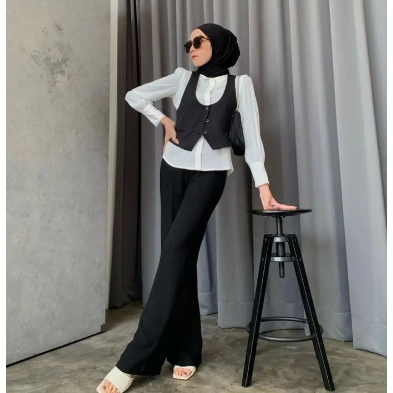 Flare Pants - Kulot Highways Cutbray - Celana Cutbray Wanita Bahan Scuba Premium