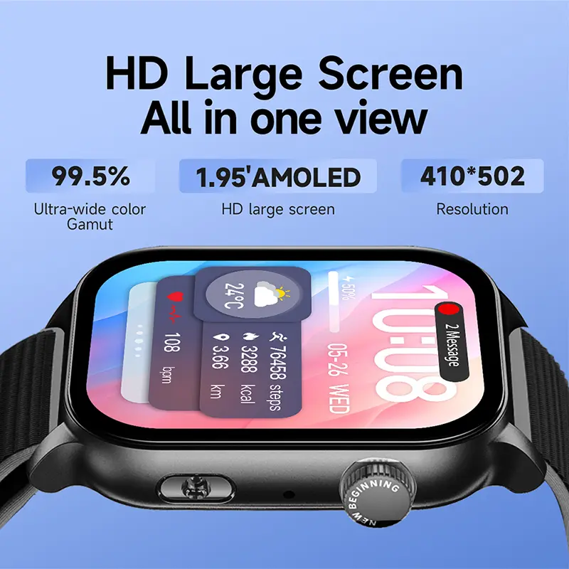 SKMEI B58 | jam tangan militer  | smartwatch wanita l senter tersendlr I AMOLED display | Bluetooth phone call | Detak jantung  | Oksigendarah olahraga fitness 3
