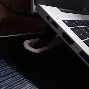 Slim Bracket Stand Holder Laptop / Notebook 2 Level Lipat Adjustable Stand Keyboard Holder Bolster Portable Cooling Pad Notebook Anti Panas