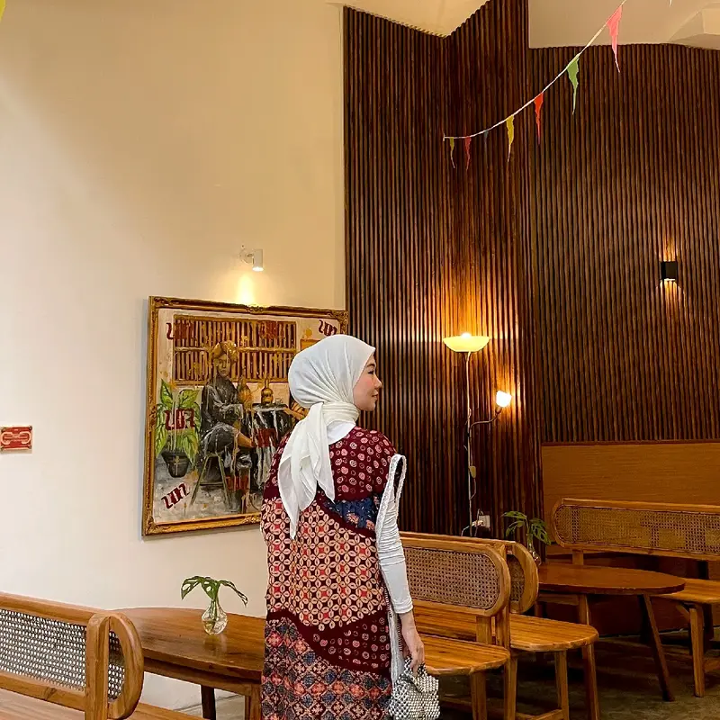 Nonita Vest Rompi Batik Modern Wanita Kerja Model Terbaru Atasan 1
