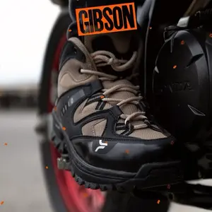 Lavio Sepatu Pria Safety Boots High Original Premium Quality Gibson Booster Mood Hiking Proyek Outdoor Touring Trekking Best Seller