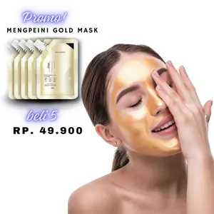 Mengpeini Masker Peel Off Gold Mask Perawatan Wajah Komedo Hitam