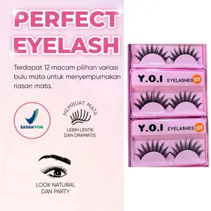 Bulu Mata Palsu Wanita dengan berbagai macam Model Cantik bisa Pilih sesuai varian / Bulu Mata