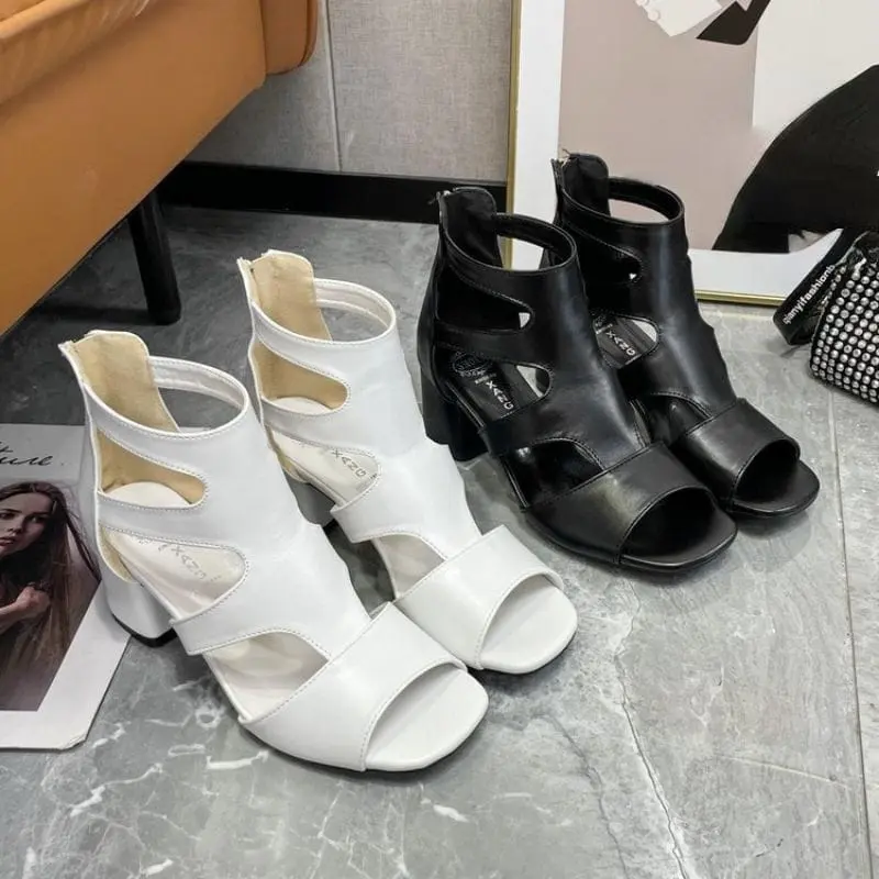 NALADIVA - Ciara Sepatu Sandal Heels 5 cm Block Heels Sandal Gladiator Big size Kekinian Wanita Sendal 0