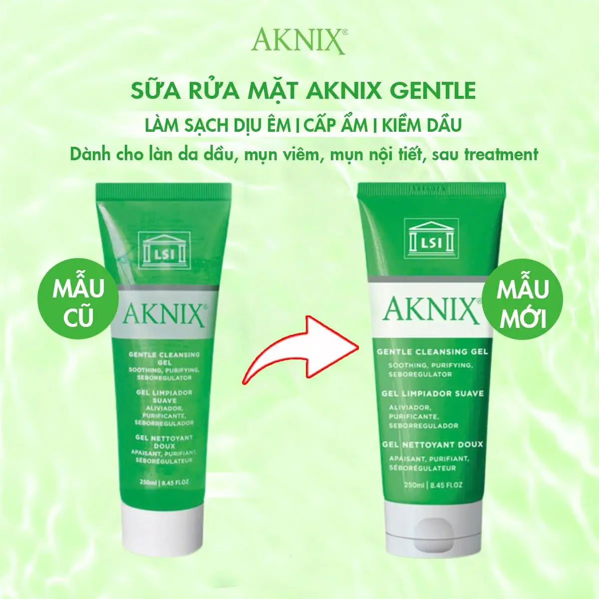 Sữa Rửa Mặt  AKNIX Cho Da Dầu , Mụn Viêm, Mụn Ẩn, Mụn Đầu Đen Nhập Khẩu Pháp | BigBuy360 - bigbuy360.vn